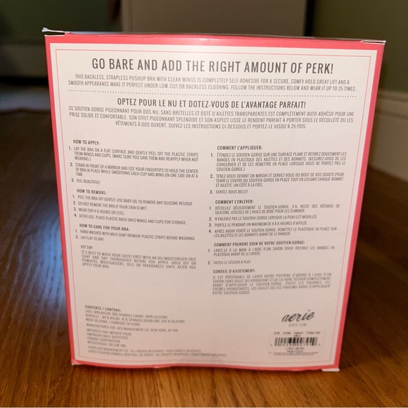 AERIE | “The Bare Bra” Push-Up Bra, Sticky-Boob Style - Picture 6 of 6